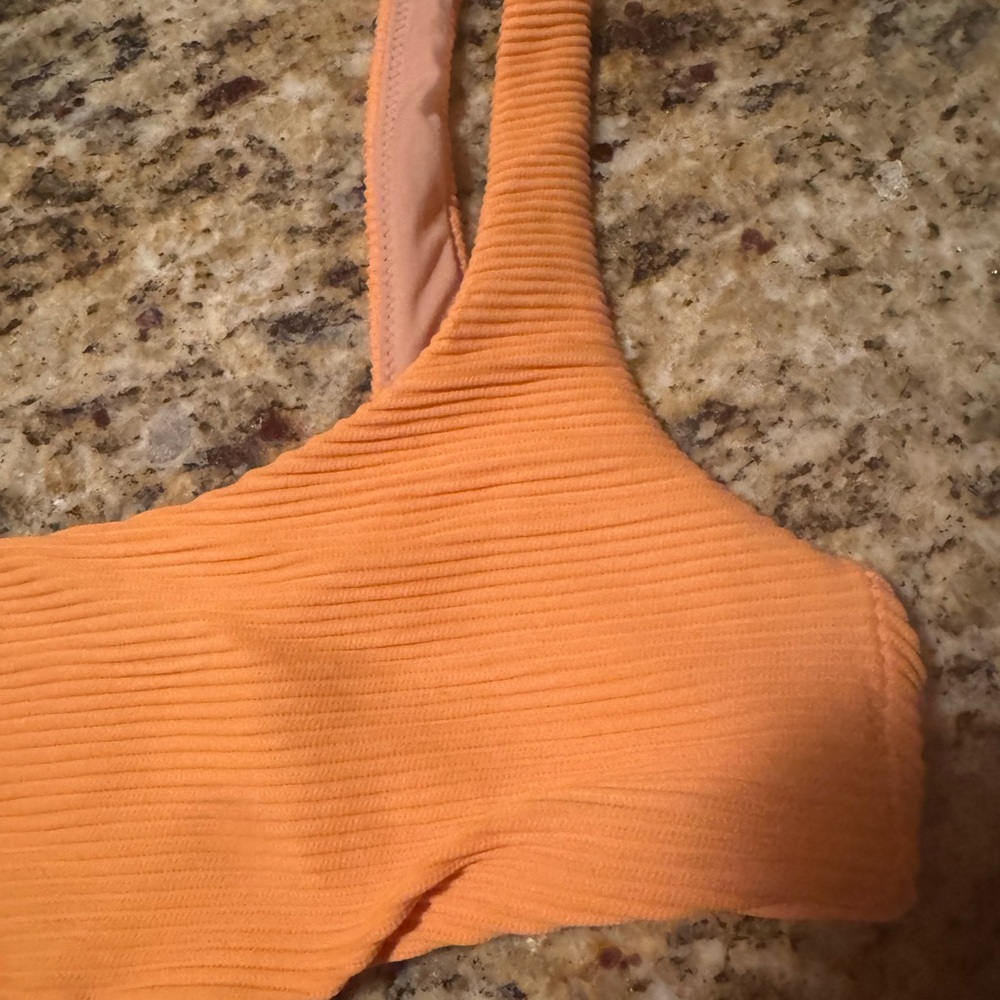 J CrewOrange Ribbed Bikini Set - Picture 2 of 3